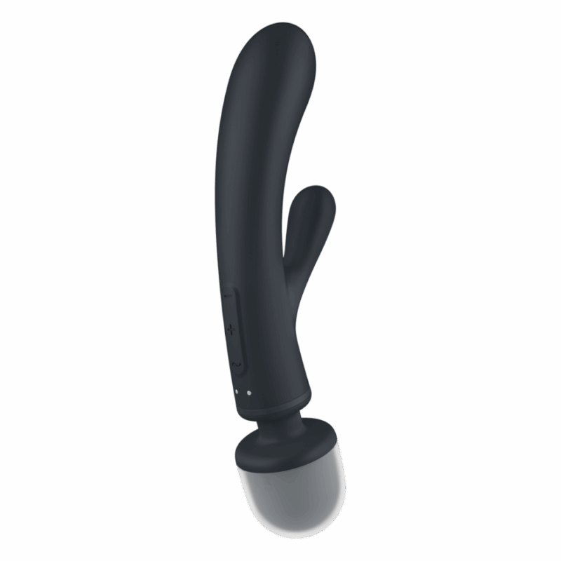 Triple Lover - Hybride Wand Vibrator - Grijs - Image 3