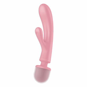 Triple Lover - Hybrid Wand Vibrator - Roze