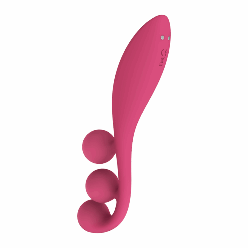 Tri Ball 1 - Multi Vibrator - Rood - Image 2