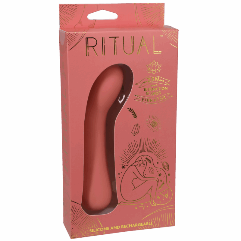 Zen - Oplaadbare Silicone G-Spot Vibe - Koraal - Image 5