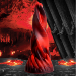 Hell Kiss Twisted Tongues Silicone Dildo -