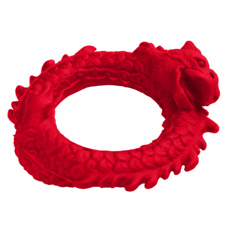 Rise of the Dragon - Siliconen Cockring - Rood - Image 3
