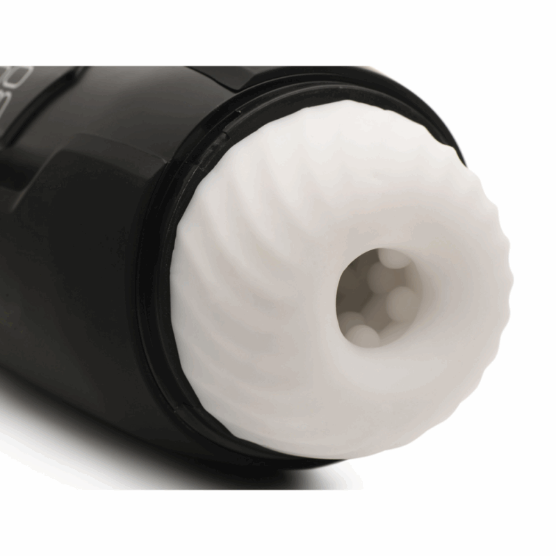 De Milker Max - 14X Duwende en Vibrerende Masturbator - Zwart - Image 4