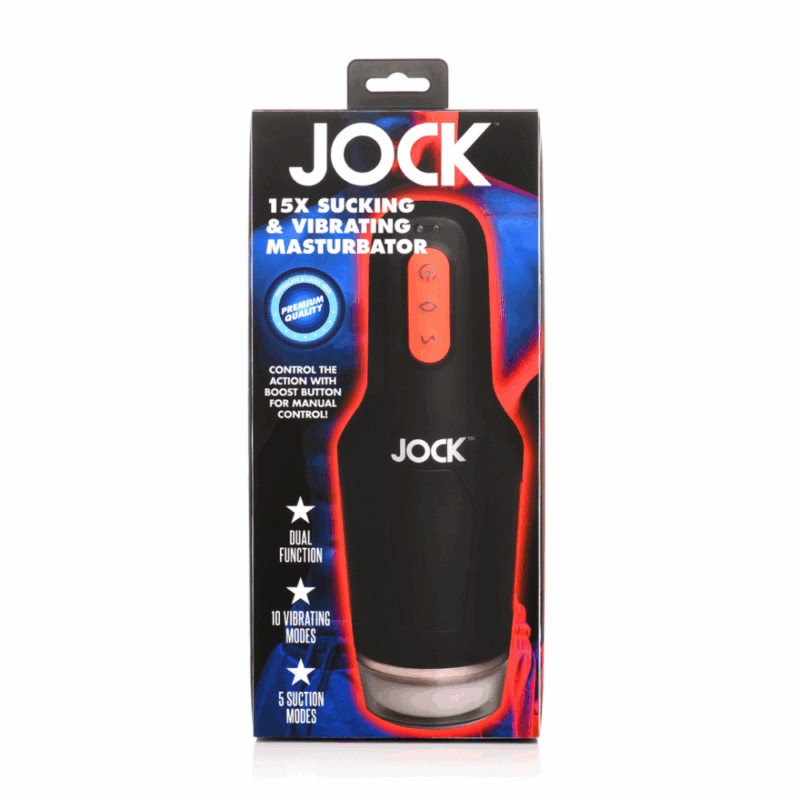 Zuig- en Vibrerende Masturbator - 15X - Zwart - Image 2