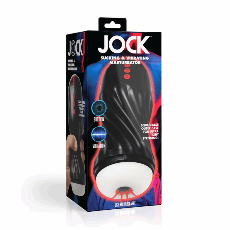 Zuigende en Vibrerende Masturbator - Zwart - Image 5