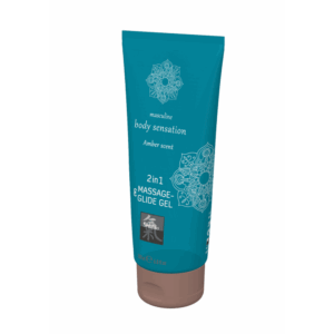 2 in 1 Massage en Glide Gel - Amber - 7 fl oz / 200 ml