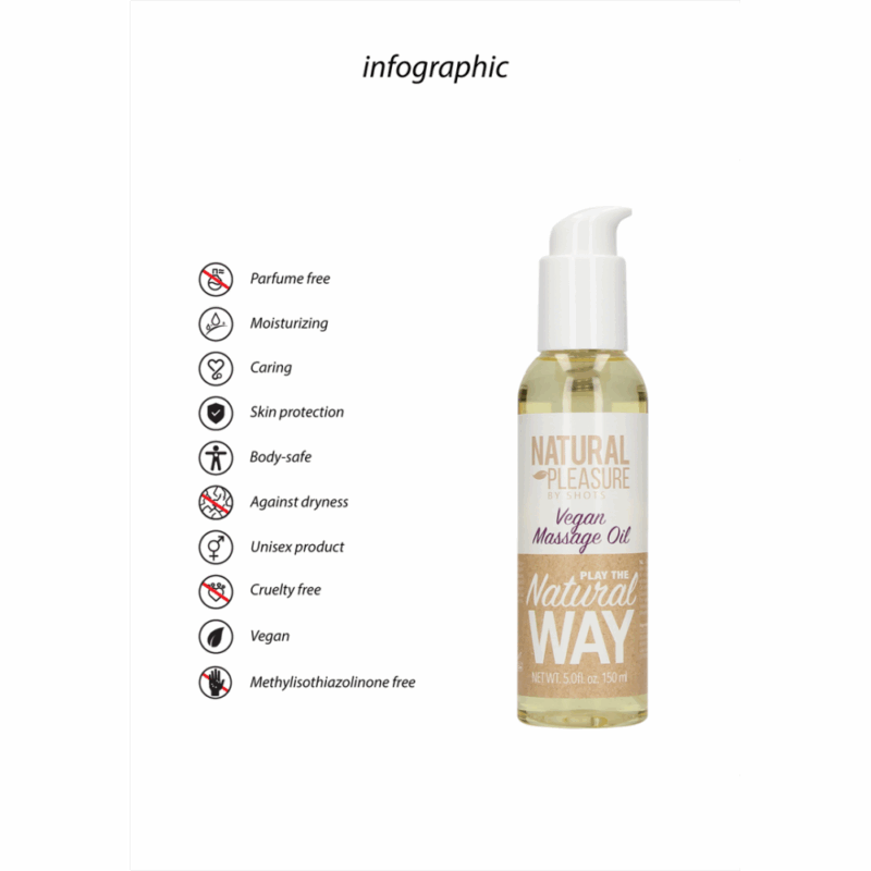 Vegan Massage Olie - 5 fl oz / 150 ml - Image 5