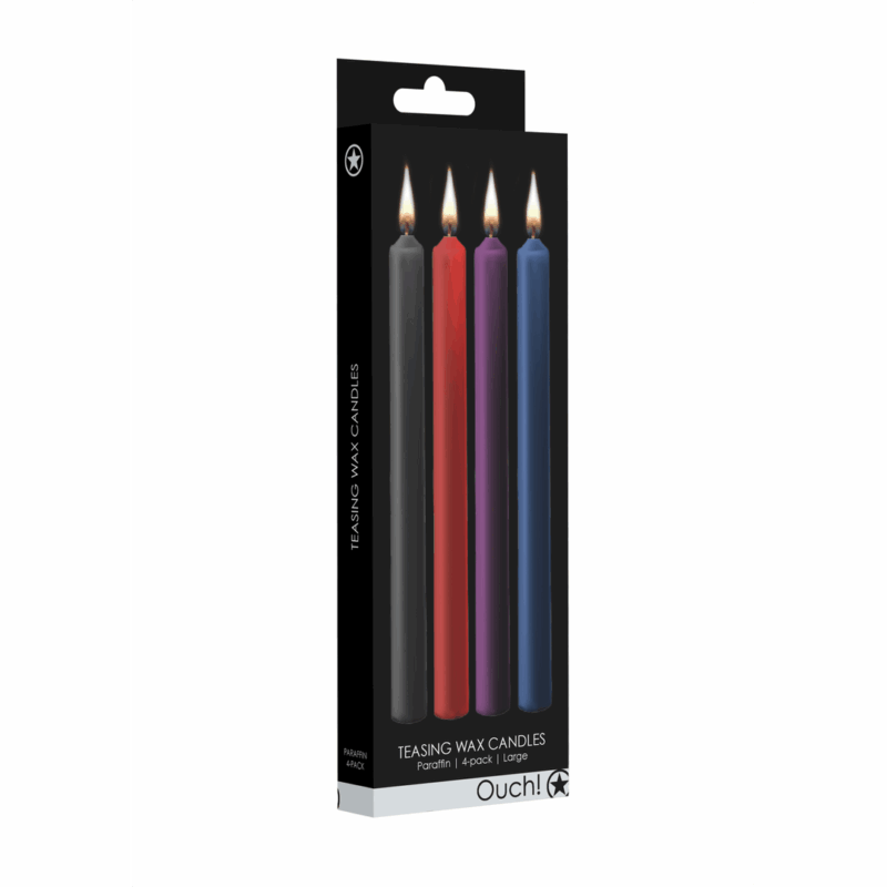 Teasing Wax Kaarsen - 4 Stuks - Groot - Multicolor - Image 5