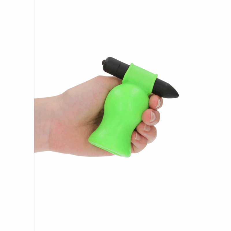 Vibrerende Hoofd Masturbator - Glow in the Dark - Image 4