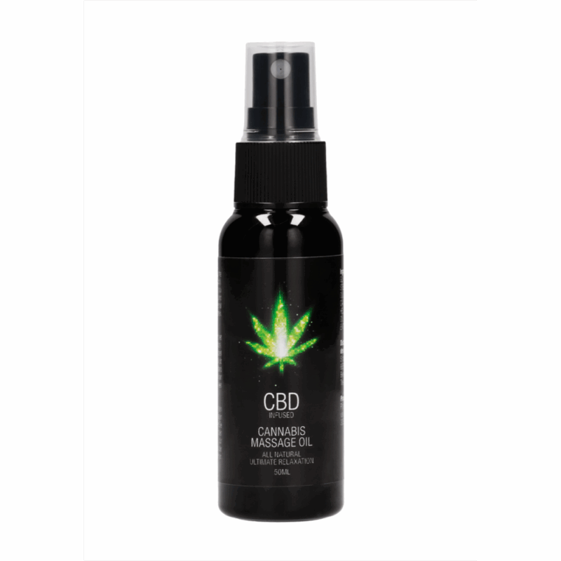 CBD Cannabis Massageolie - 2 fl oz / 50 ml