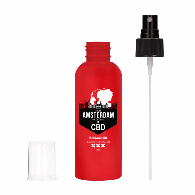 Originele CBD uit Amsterdam - Massageolie - 2 fl oz / 50 ml - Image 2