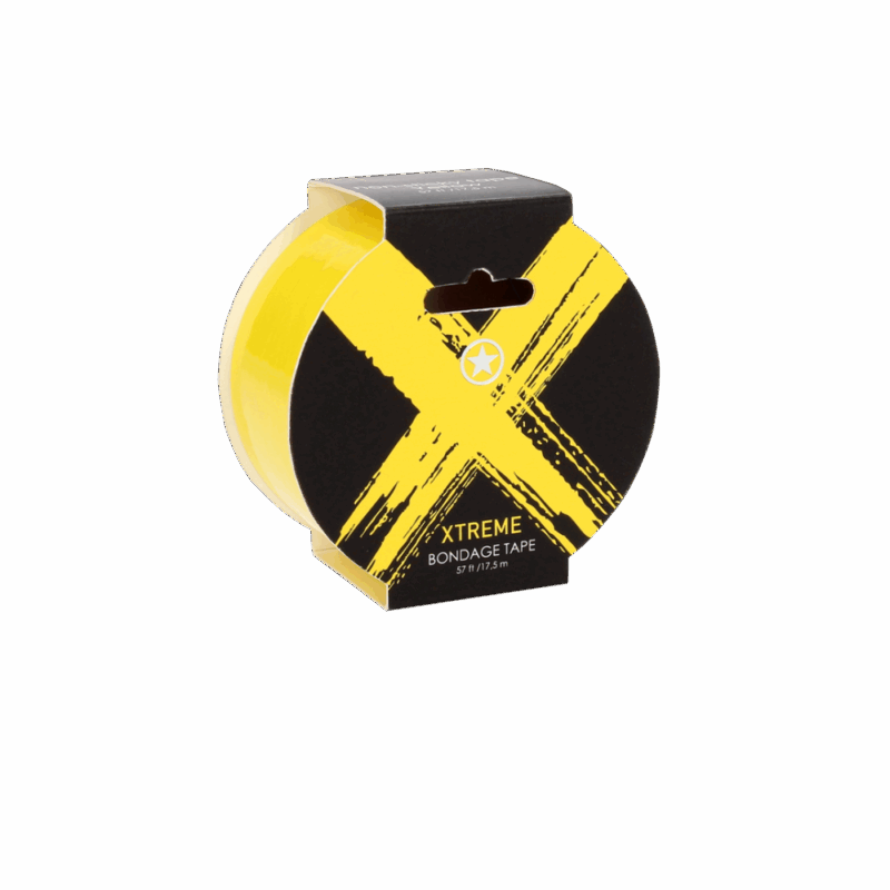 Ouch! Xtreme Bondage Tape - 57ft / 17,5 m - Geel - Image 3