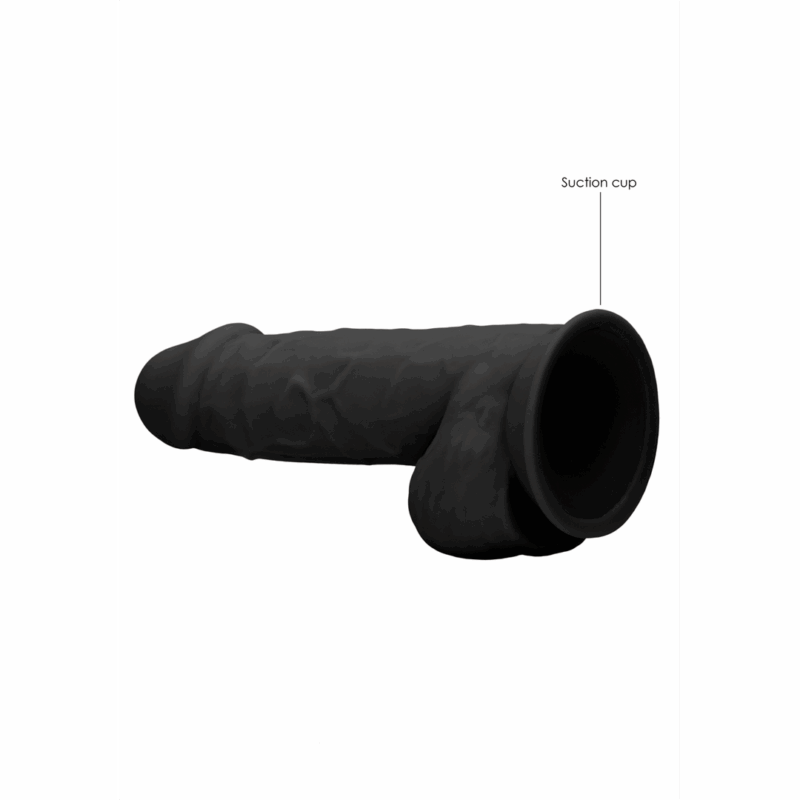 Siliconen Dildo met Ballen - 9 / 21,6 cm - Image 3