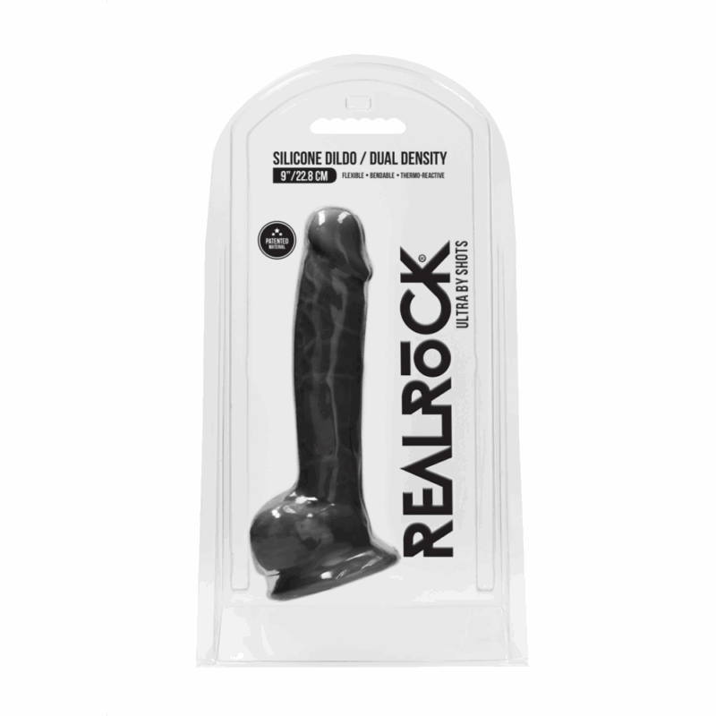 Siliconen Dildo met Ballen - 9 / 23 cm - Image 5