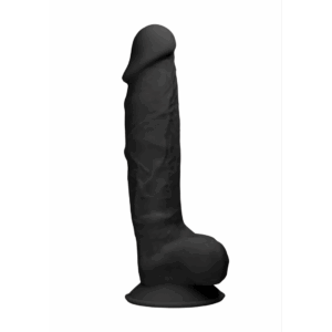 Siliconen Dildo met Ballen - 9 / 23 cm