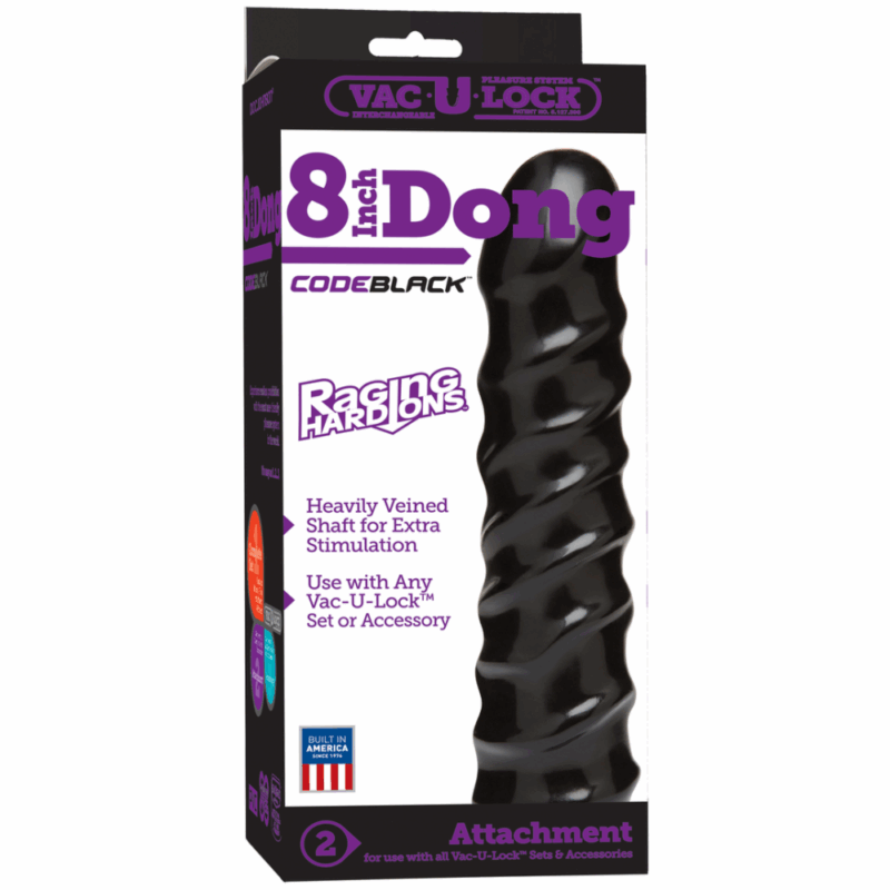 CodeBlack - Raging Hard Dildo - 8 / 20 cm - Image 2