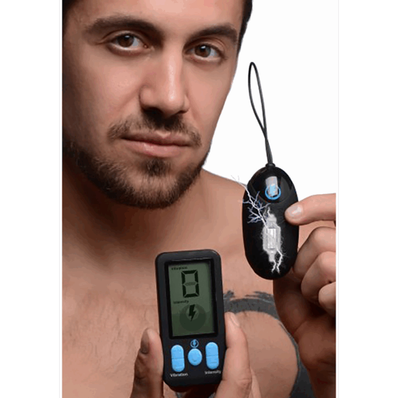 Vibrerende en E-Stim Siliconen Ei + Afstandsbediening - Image 2