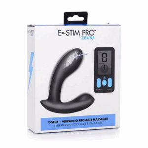 E-Stim Pro - Siliconen Vibrerende Prostaat Massager + Afstandsbediening