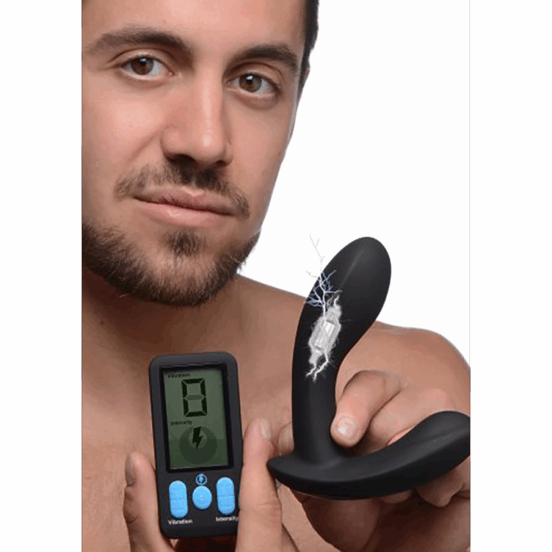 E-Stim Pro - Siliconen Vibrerende Prostaat Massager + Afstandsbediening - Afbeelding 3