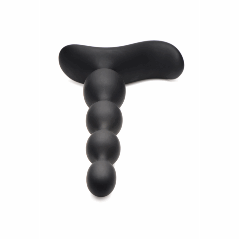 Vibrerende en E-Stim Silicone Anale Kralen met Afstandsbediening