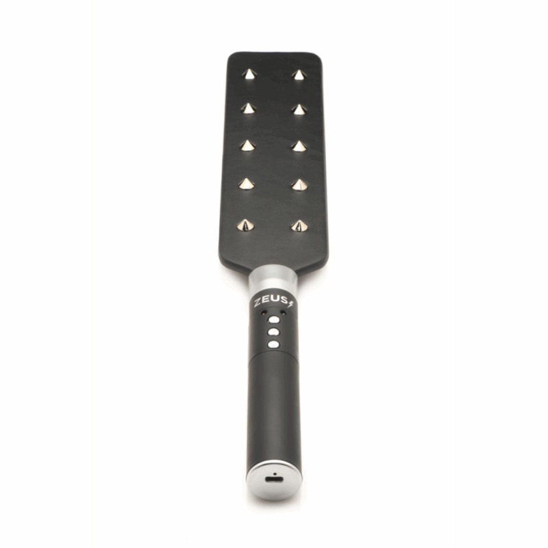 E-Stim Spiked Paddle - Zwart