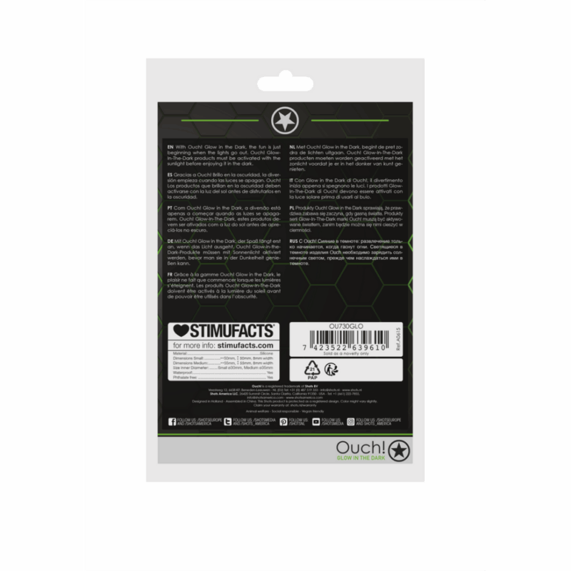 Cockring Set - Glow in the Dark - 2 Stuks - Image 3