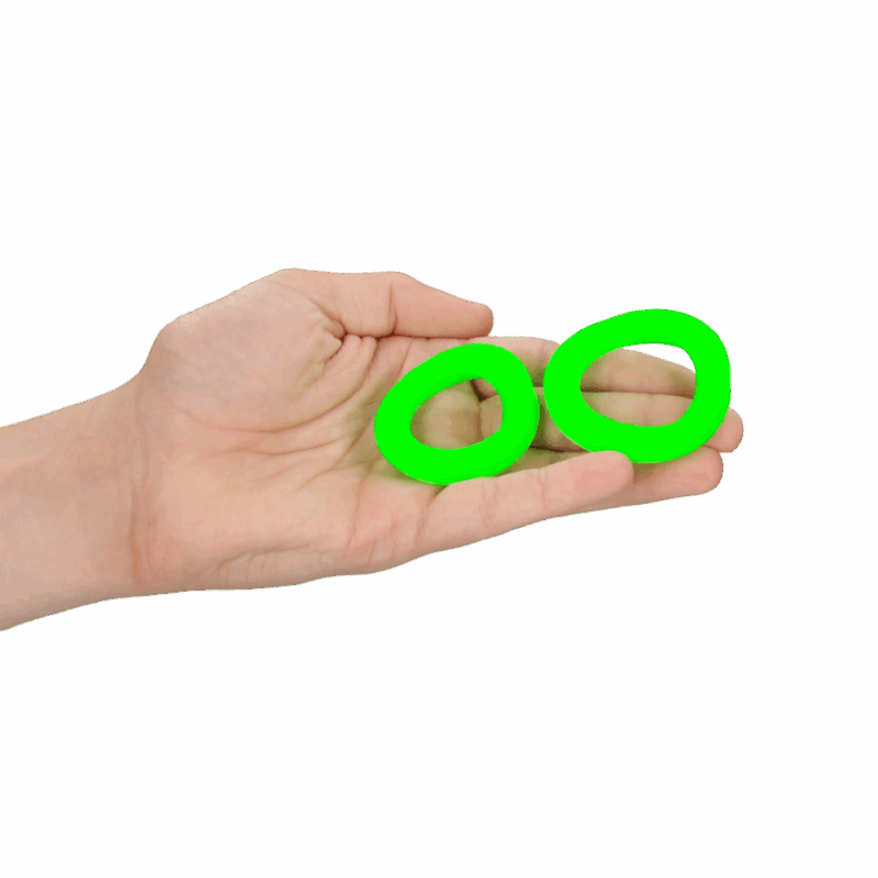 Cockring Set - Glow in the Dark - 2 Stuks - Image 2