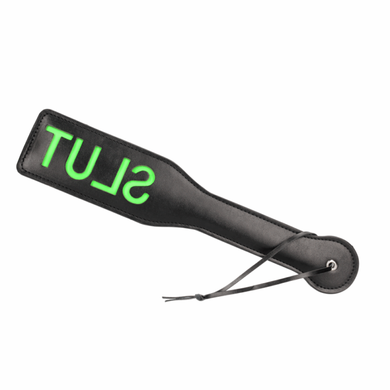 Slut Paddle - Glow in the Dark - Neon Groen - Image 3