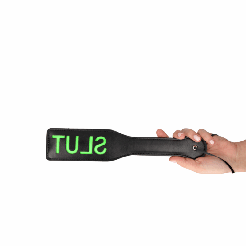 Slut Paddle - Glow in the Dark - Neon Groen - Image 5
