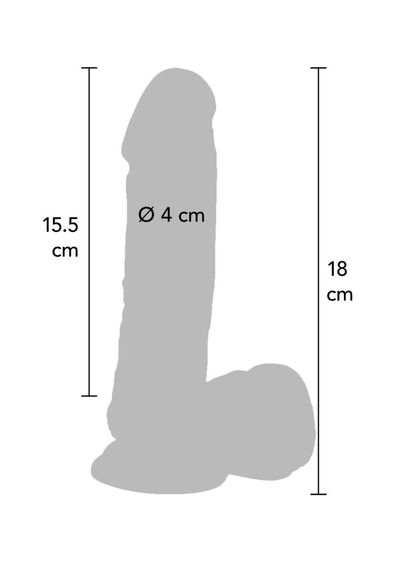 ToyJoy Get Real Vibrating 18 cm Dildo - Image 3