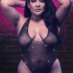 CalExotics Radiance Plus Size Deep V Body Suit