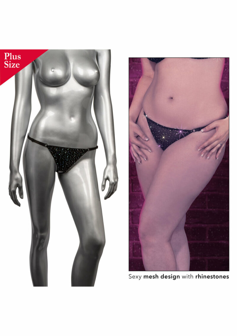 CalExotics Radiance Plus Size Crotchless Thong - Image 5