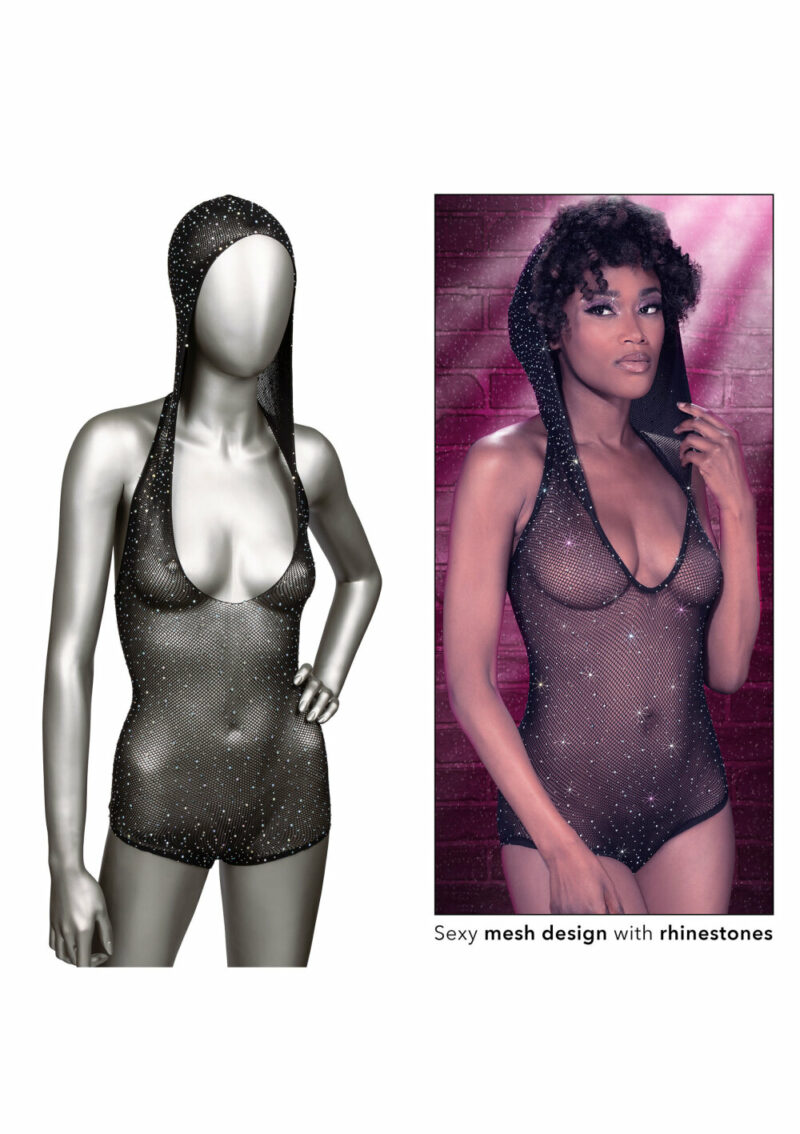 CalExotics Radiance Hooded Deep V Body Suit - Image 5
