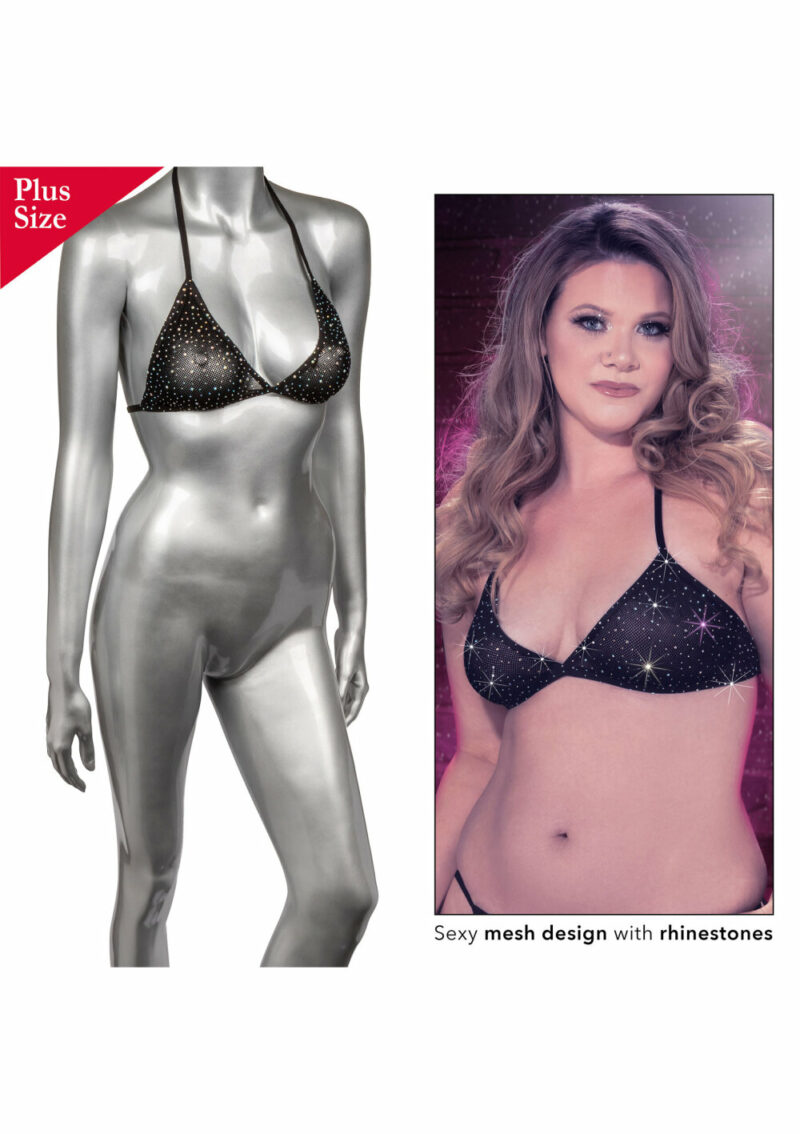CalExotics Radiance Plus Size Triangle Bikini Top - Image 5
