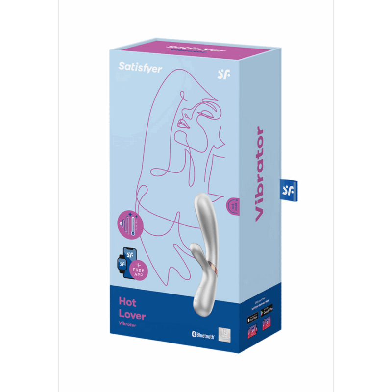 Hot Lover - Verwarmde Konijnen Vibrator - Champagne - Image 5