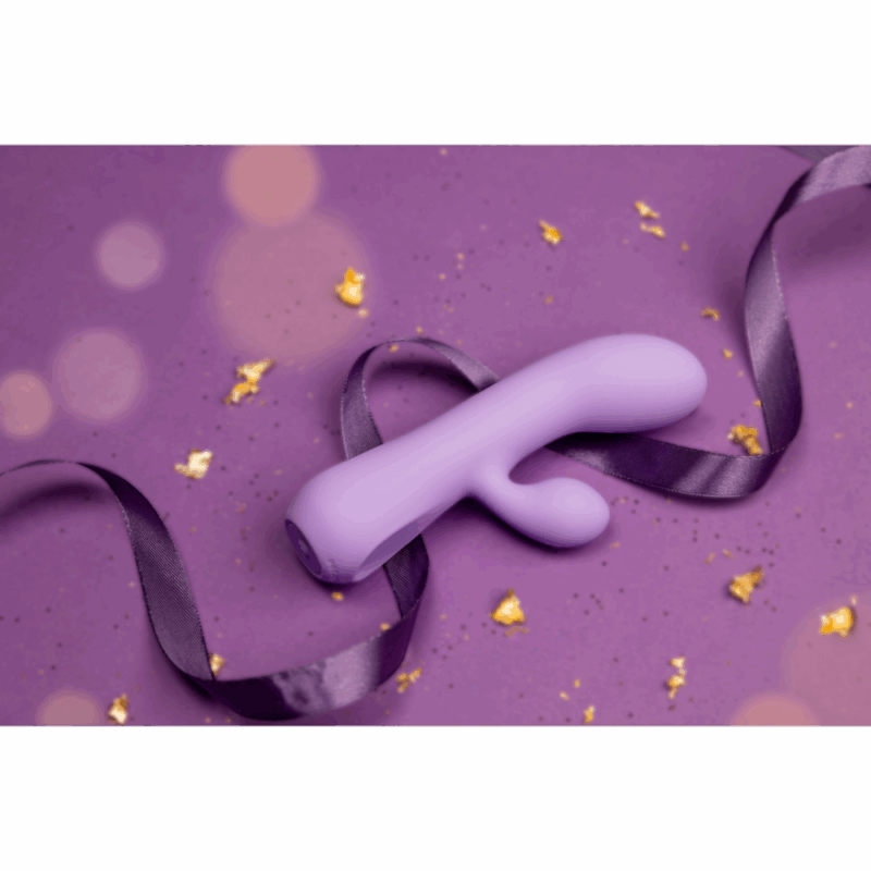 Aura - Oplaadbare Siliconen Rabbit Vibe - Lilac - Image 3