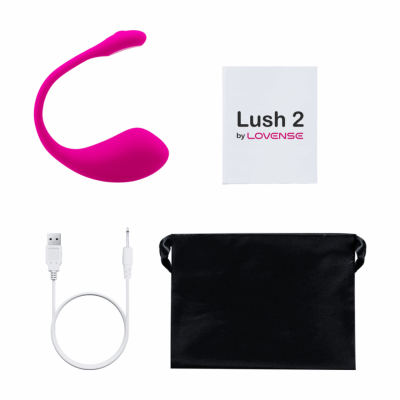 Lush 2 - Krachtige App-gestuurde Draagbare G-spot Ei Vibrator - Roze - Image 3