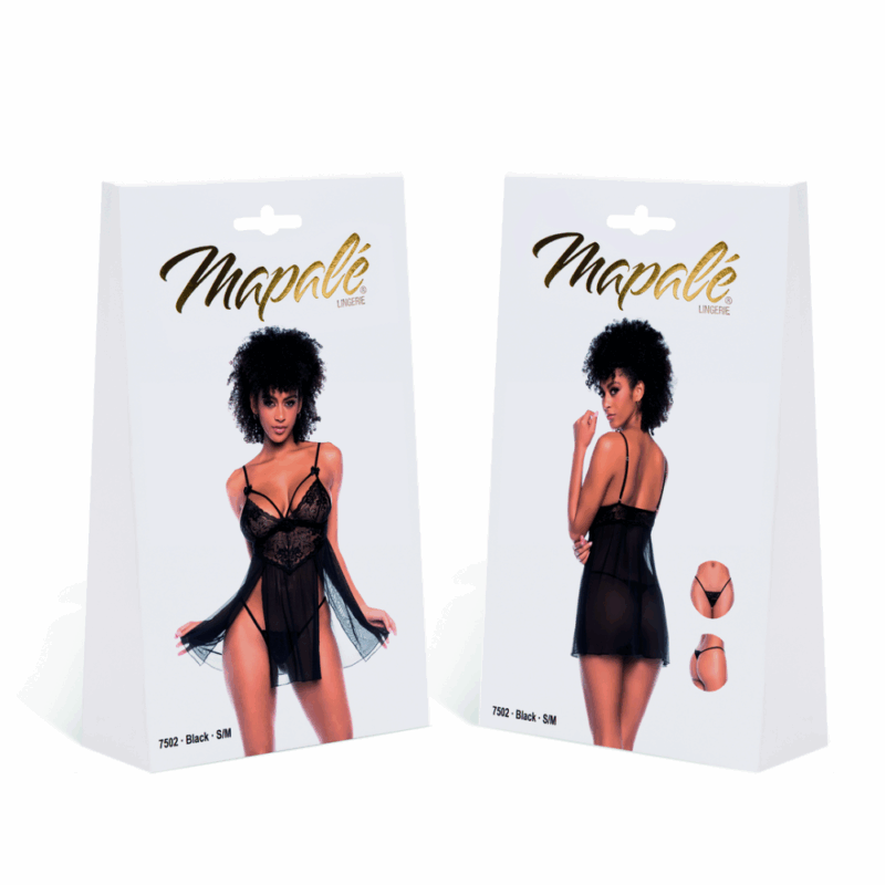 Babydoll - L/XL - Zwart - Image 5