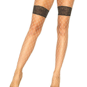 Leg Avenue Diamond net tights with floral
