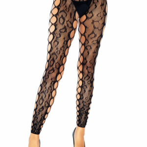 Leg Avenue Footless Crotchless Tights