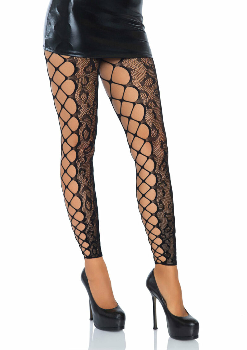 Leg Avenue Footless Crotchless Tights - Image 4