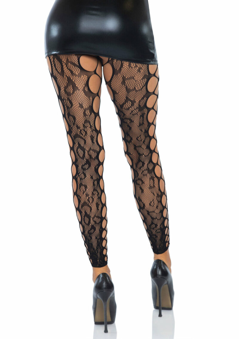 Leg Avenue Footless Crotchless Tights - Image 5