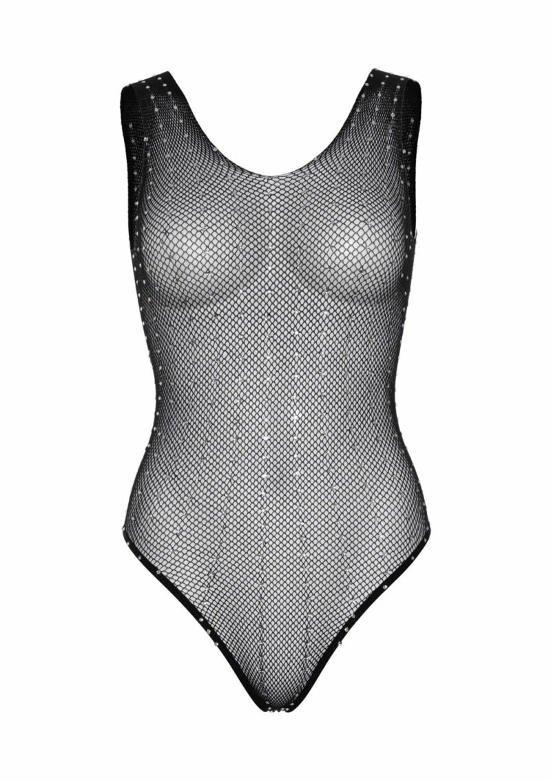 Leg Avenue Rhinestone fishnet bodysuit - Image 5