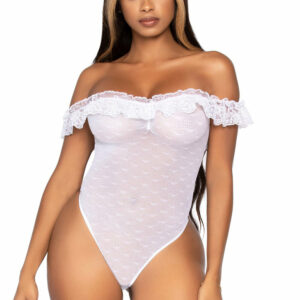 Leg Avenue Off the shoulder teddy