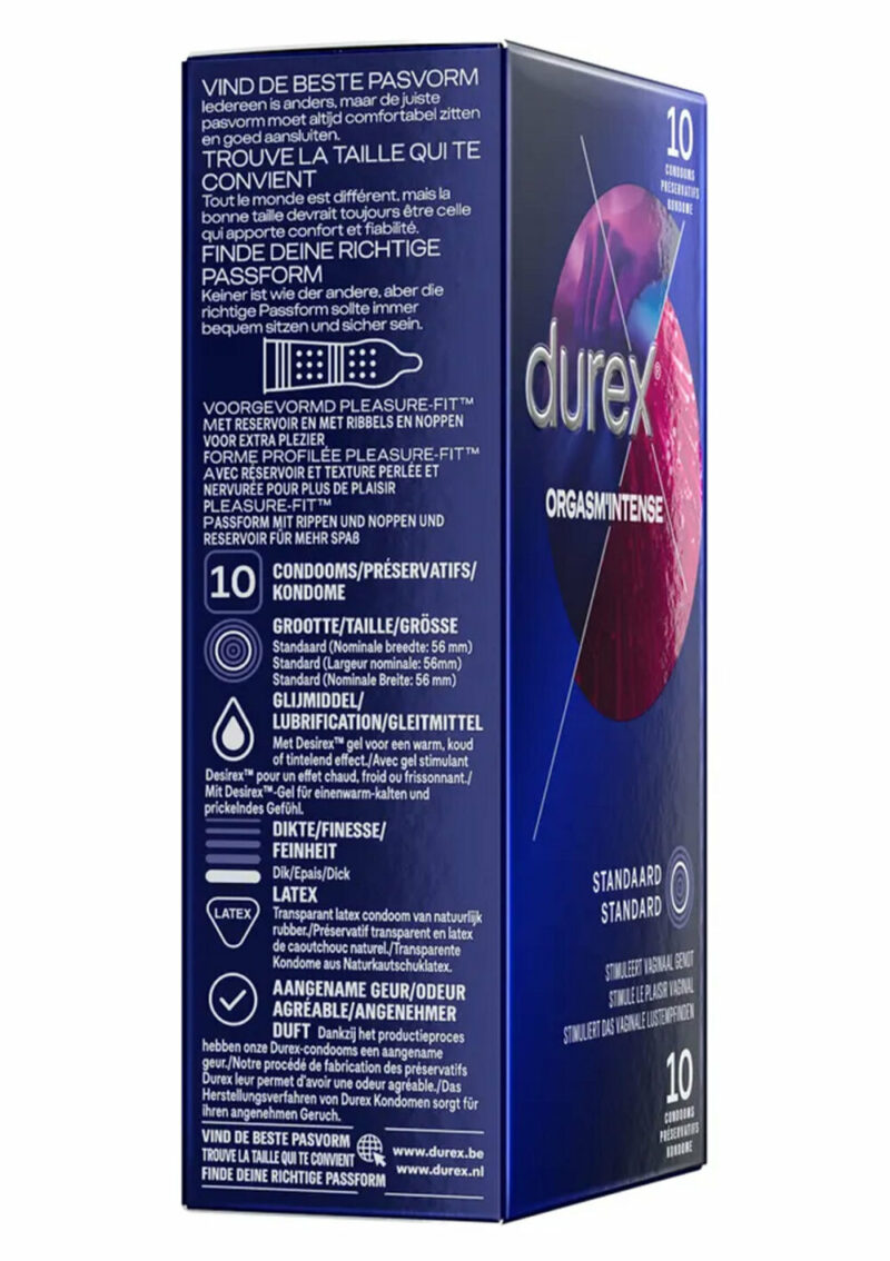Durex NL / FR Orgasm Intense 6x 10pcs - Afbeelding 3