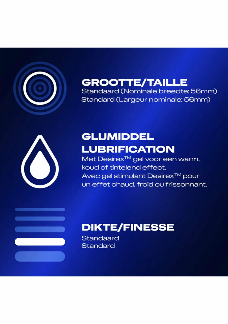 Durex NL / FR Orgasm Intense 6x 10pcs - Afbeelding 4