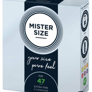 Mister Size 47mm Condoms 3pcs