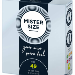 Mister Size 49mm Condoms 3pcs