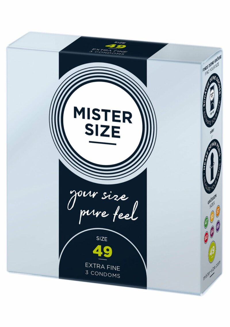 Mister Size 49mm Condoms 3pcs - Image 2