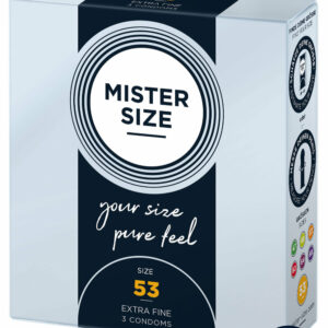 Mister Size 53mm Condoms 3pcs
